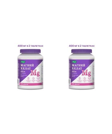 Evalar Magnesium Helat N120 table 1.4 g - 2pcs