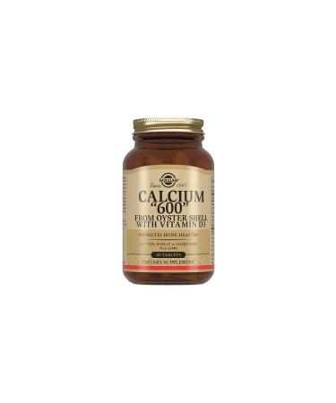SOLGAR Calcium 600 N60 Table at 2000mg - 2pcs - Buy Online on GoSupps.com