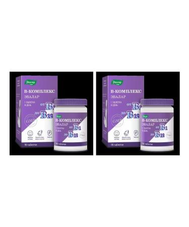Evalar B vitamins of N90 Table of 0.2g - 2pcs