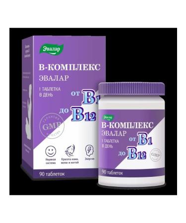 Evalar B vitamins N90 Table P O 0.2g