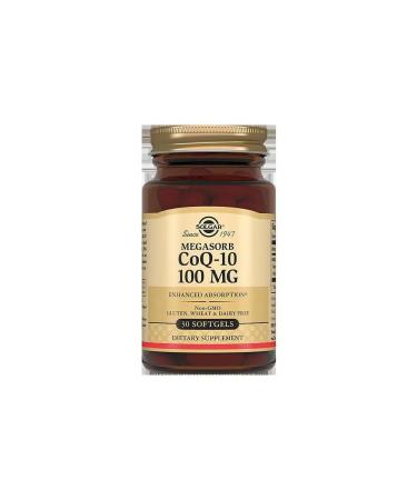SOLGAR Coenzyme Q -10 100 mg N30 caps 433 mg - 2pcs - Buy Online on GoSupps.com