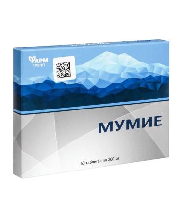 Pharmgroup LLC mummy N60 table of 0.2 g of pharmaceuticals - 2pcs - Buy Online on GoSupps.com