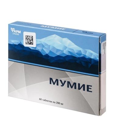 Pharmgroup LLC mummy N60 table of 0.2 g of pharmaceuticals - Buy Online on GoSupps.com