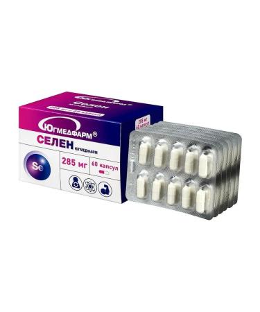 Yugmedpharm Selenium N60 caps 285mg - 2pcs - Buy Online on GoSupps.com