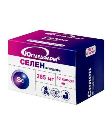 Yugmedpharm Selenium N60 caps 285 mg - Buy Online on GoSupps.com