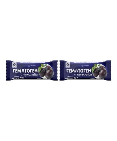 Exon OJSC Hematogen with prunes 40.0 tiles of exon - 2pcs