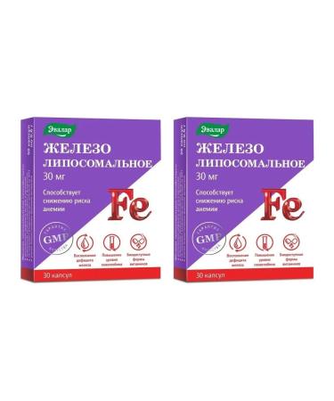 Evalar Liposomal Iron N30 caps 0.6g - 2pcs