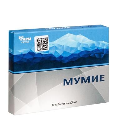 Pharmgroup LLC mummy n30 table 0.2 g of pharmaceuticals - Buy Online on GoSupps.com