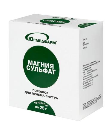 Yugmedpharm Magnesium sulfate n10 pores of pores 25.0 - Buy Online on GoSupps.com