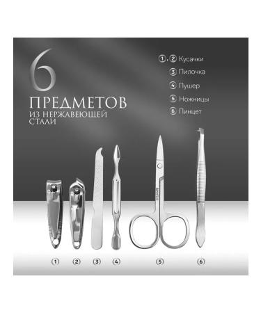 Elegant manicure set in a black case - Buy Online on GoSupps.com