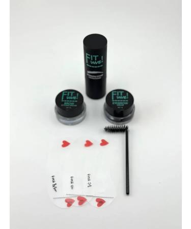 INDIND intensive Eyebrow powder with a stencil - Buy Online on GoSupps.com