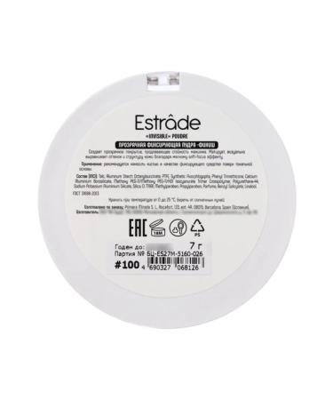 Estrade Transparent finish powder tone 100 - Buy Online on GoSupps.com