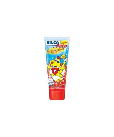 SILCAMED Set 2 pieces of toothpaste "Putes Strawberry" for children