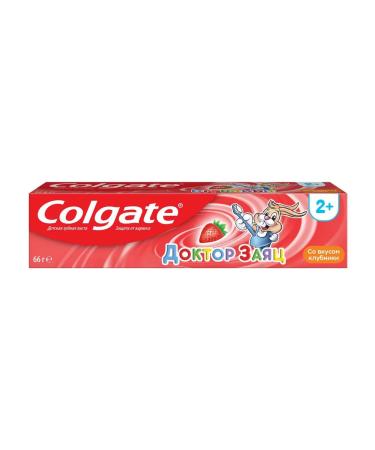 COLGATE Children's toothpaste Dr. Hare taste strawberries 50 ml - Buy Online on GoSupps.com