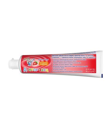 COLGATE Children's toothpaste Dr. Hare taste strawberries 50 ml - Buy Online on GoSupps.com