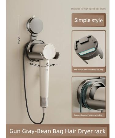 Holder for a hairdryer simple pistol with a suction