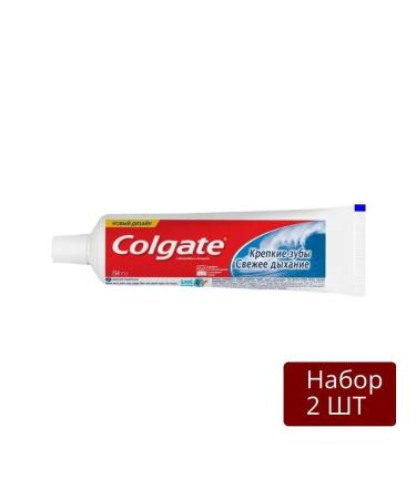 COLGATE Set 2 pieces of toothpaste "Strong teeth fresh breath"