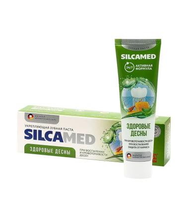 SILCAMED Set 2 pieces of toothpaste "Healthy gums" - Buy Online on GoSupps.com