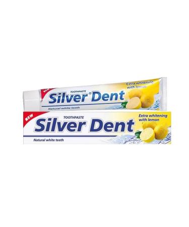 Silver Dent Set 4 pieces of toothpaste "Extra bleaching" with lemon