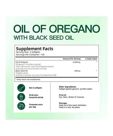 Z sugar gel capsules with oregano oil 300 - Buy Online on GoSupps.com