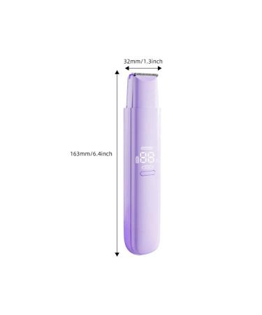 2B1 electric trimmer for bikini and face leather violet - Buy Online on GoSupps.com