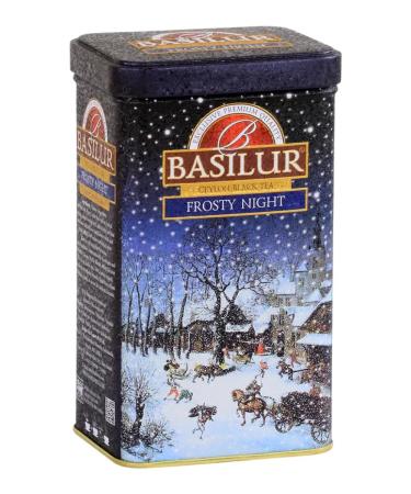 Tea black basilur frosty night in a jar