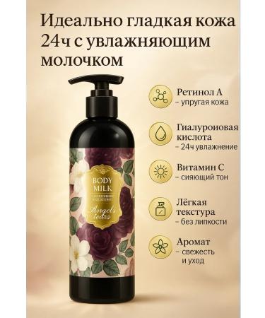 PNA Moisturizing body milk with retinol and vitamin C