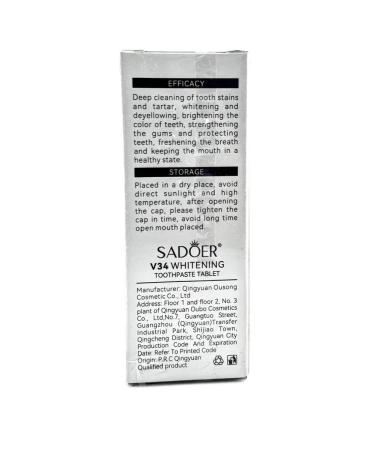 OF01 Toothpaste in tablets whitening rinseum - Buy Online on GoSupps.com