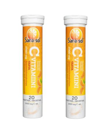 SANA-SOL Spitty vitamin C 1000mg 2 pcs