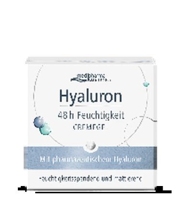 Medipharma cosmetics Hyaluron Cream-Gel Face Moisturizing 48 hours 50 ml - Buy Online on GoSupps.com