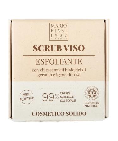 Mario Fissi 1937 Facial Scrub Soap Solid Peeling with Geranium and Rosewood Oils 50g