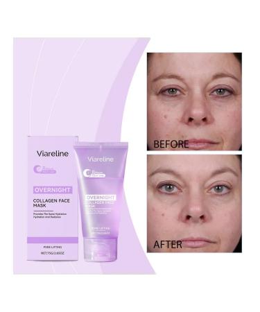 Viareline moisturizing mask with collagen2 pieces