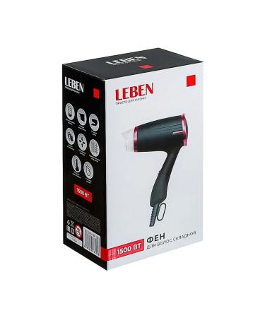 LEBEN Hair hair dryer 1500W ht-1505 - Buy Online on GoSupps.com