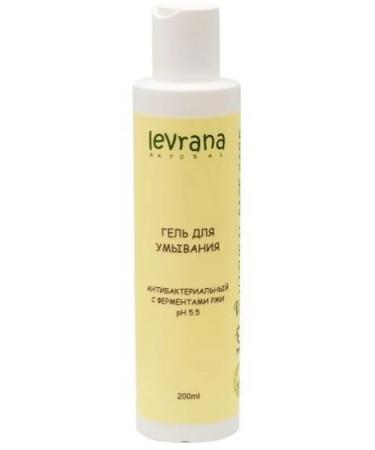 Beauty and care Levrana Antibacterial Face Wash Gel with Rye Enzymes 200 ml