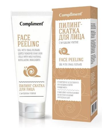Beauty and care Compliment Piling-gkatka for face slot with a snail mucin 80 ml