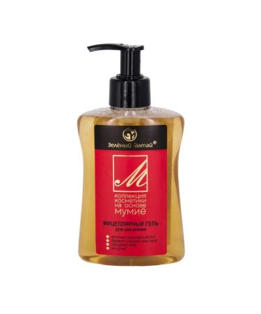 Beauty and care Green altai gel micellar gel for washing with mummy 250 ml