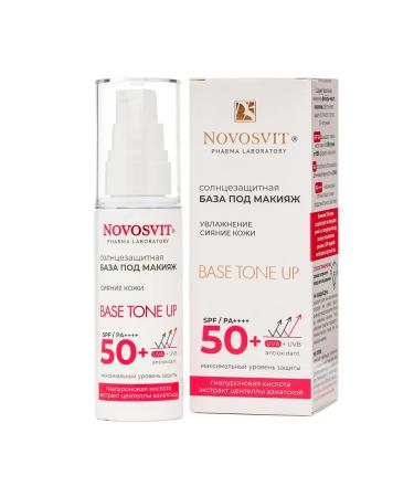Beauty and care Novosvit Base Tone Up Makeup Base with Sunscreen SPF 50+ 50 ml