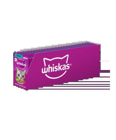 WHISKAS Wet food for adult cats of jelly with rabbit 28pcs x 75g - Buy Online on GoSupps.com
