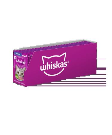 WHISKAS Wet food for adult cats Paste with trout 28pcs x 75g - Buy Online on GoSupps.com