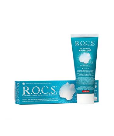 Toothpaste r o c s "Active calcium"