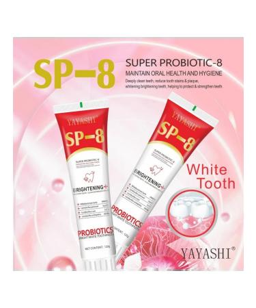 Paste for teeth whitening probiotic SP-8 120 g * 3 - Buy Online on GoSupps.com