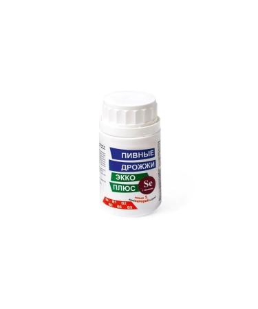 Ekko Plus LLC Beer yeast ECKO plus with selenium N100 table of 450 mg - 2pcs - Buy Online on GoSupps.com