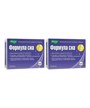 Evalar sleep formula 0.5 n40 table - 2pcs