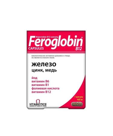 VITABIOTICS LTD Feroglobin B-12 N30 caps