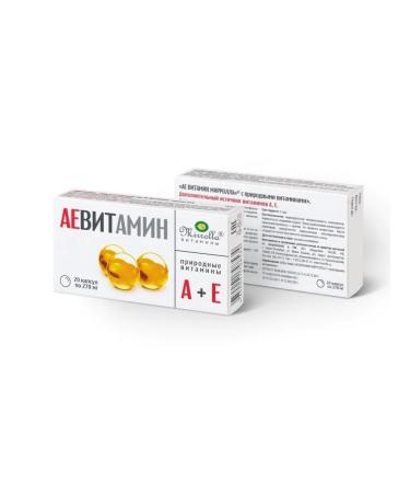 ae vitamin Mirrolla with natural vitamins N20 caps - 2pcs - Buy Online on GoSupps.com