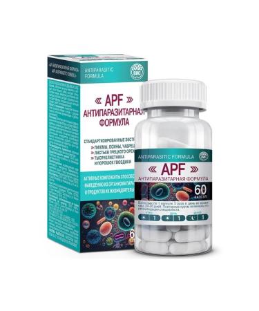 VIS LLC APF Antiparasitic formula N60 caps 0.4 g - 2pcs - Buy Online on GoSupps.com