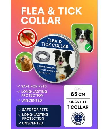 HMB70 Antiparasitic collar for dogs of large rocks 65 cm - Buy Online on GoSupps.com