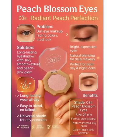 NMV Eye shadows peach pink persistent shining - Buy Online on GoSupps.com