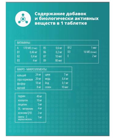 PetActive Vitamins for cats for skin and wool 100 tablets - Buy Online on GoSupps.com