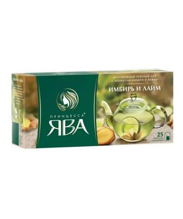 Princess of Java Green ginger tea and lime 9 UE 25 pack - Buy Online on GoSupps.com